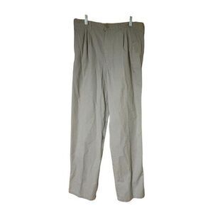 FIFA 2002 World Cup Korea Japan Official Mens Pleated Khaki Pants Y2K Size 32x32